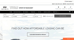 Desktop Screenshot of infinitiofmanhasset.com